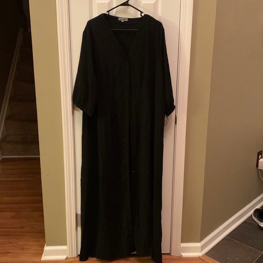 All black button down Alice & You dress